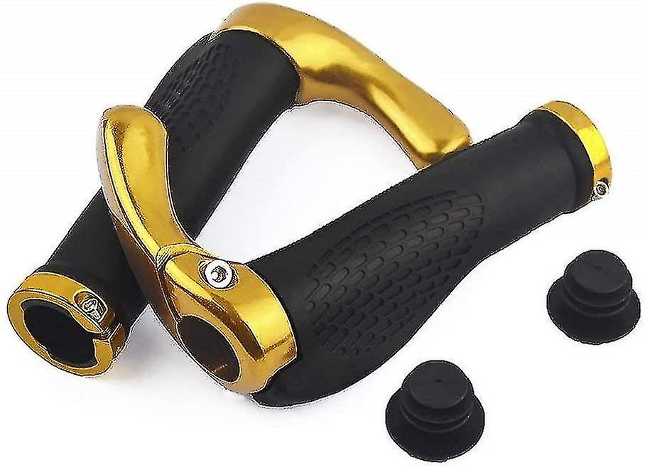 Λαβές τιμονιού Λαβές τιμονιού Ποδήλατο βουνού Ποδηλασία Λαβές τιμονιού Άνετες αντιολισθητικές λαβές από καουτσούκ και αλουμίνιο (shikai)-YUHAO