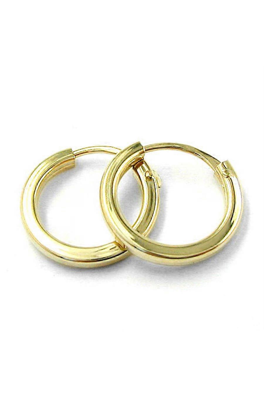 Hoop Earrings 11mm 9k Gold - Gl430405