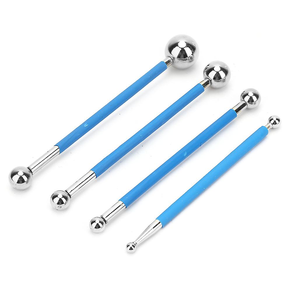 4Pcs Steel Pressed Ball Ceramic Floor Grout Scraping Tools Set