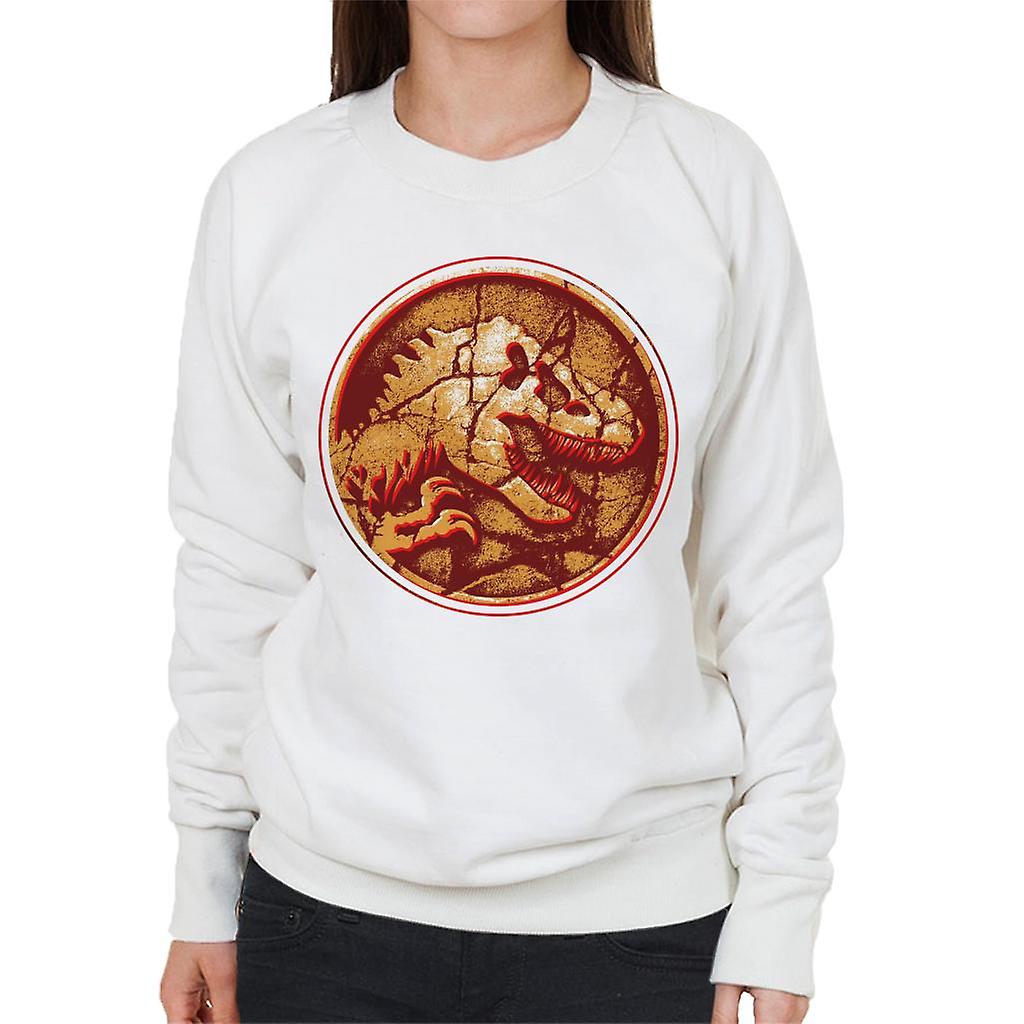 Jurassic Park Fossilised T Rex Icon Women's Sweatshirt