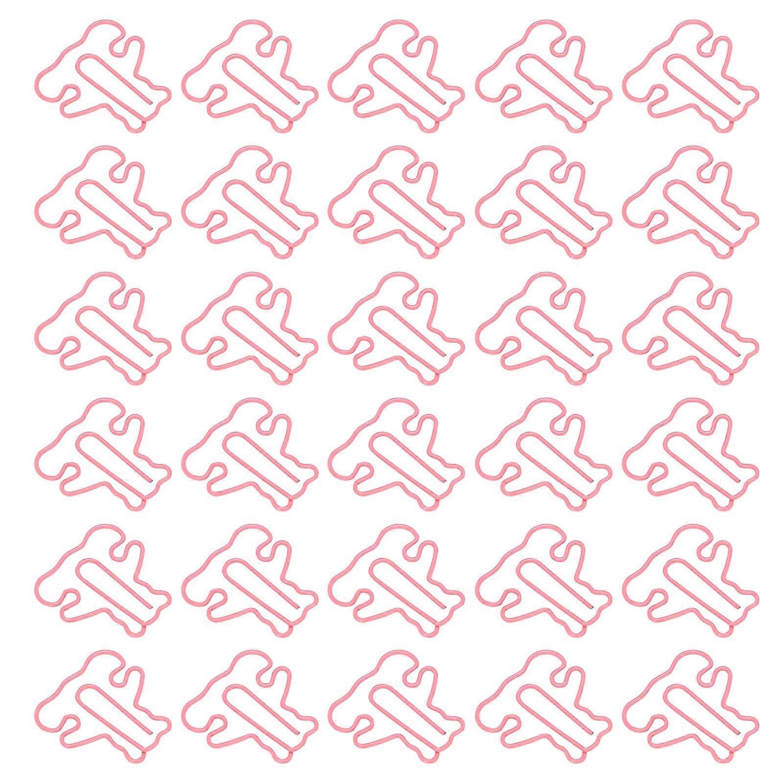 30Pcs Bear Paperclip Mini Bookmarks Creativity Modeling Decoration School Supplies