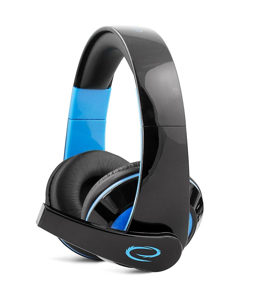 Esperanza Stereo Headphones with Microphone for Gamers Condor Blue