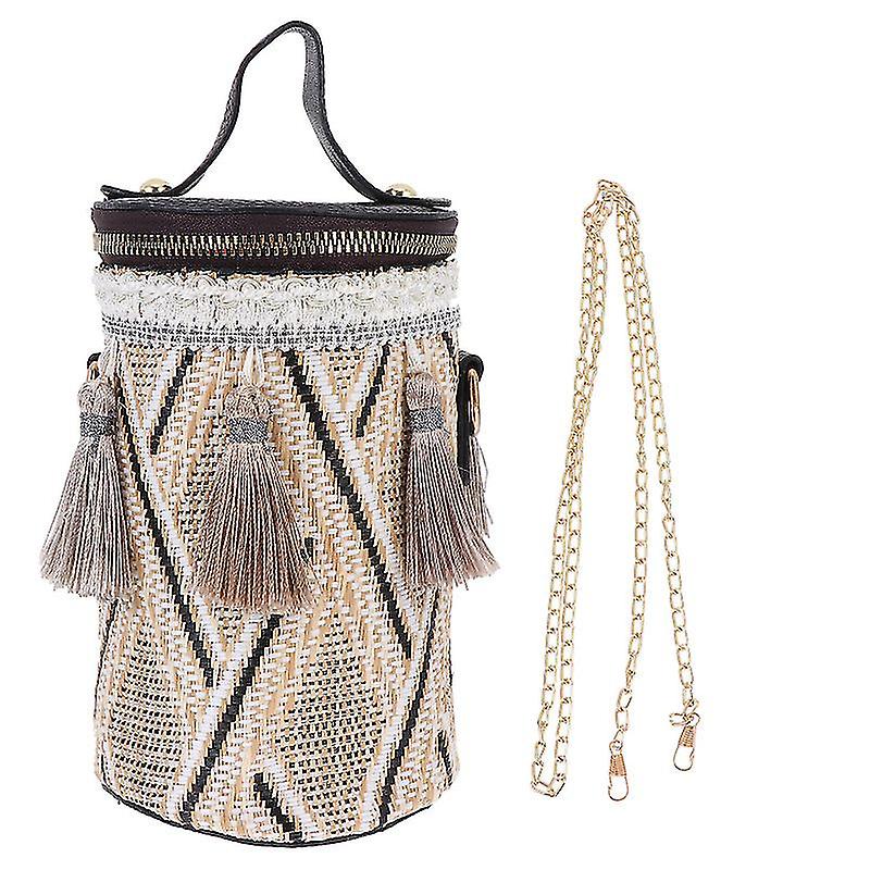 1pcs Artistic Woven Handbag