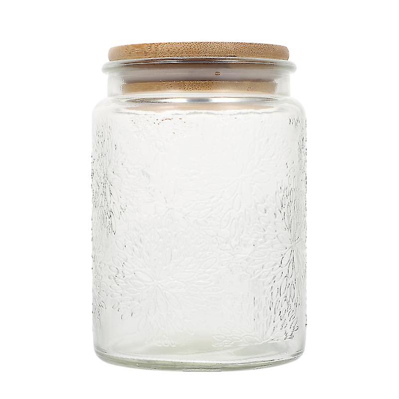 1pcs Embossed Storage Jar