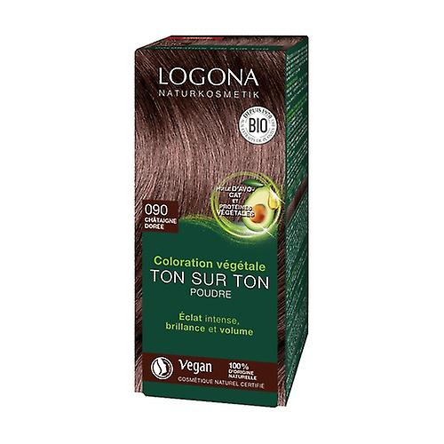 Dark Brown Vegetable Hair Dye 090 100 g (Brown)