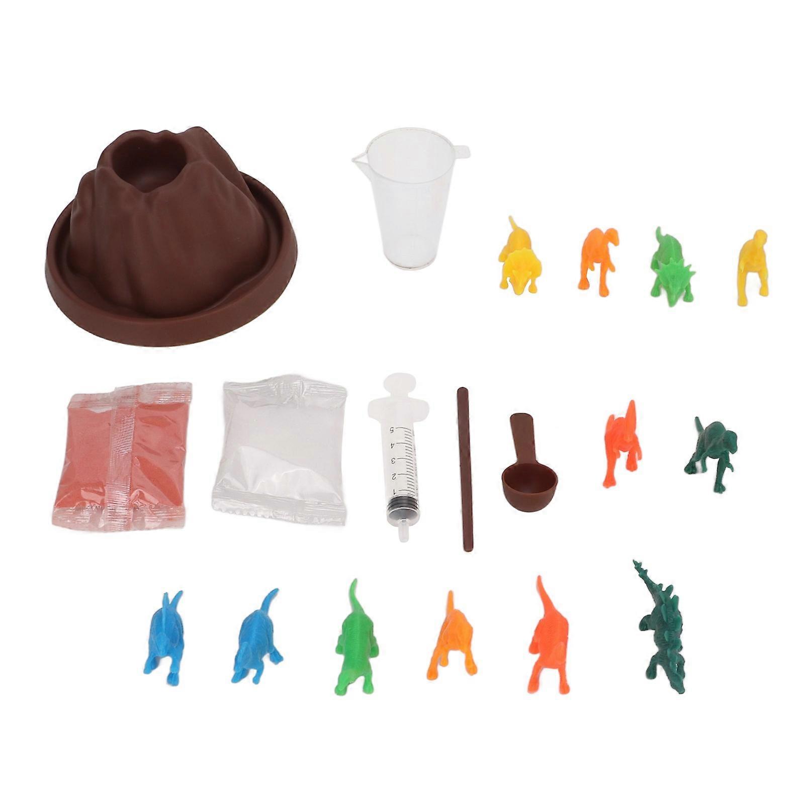 Volcano Science Kit Children's Diy Volcano Eruption Science Dinosaur Small Experimental Teaching Set