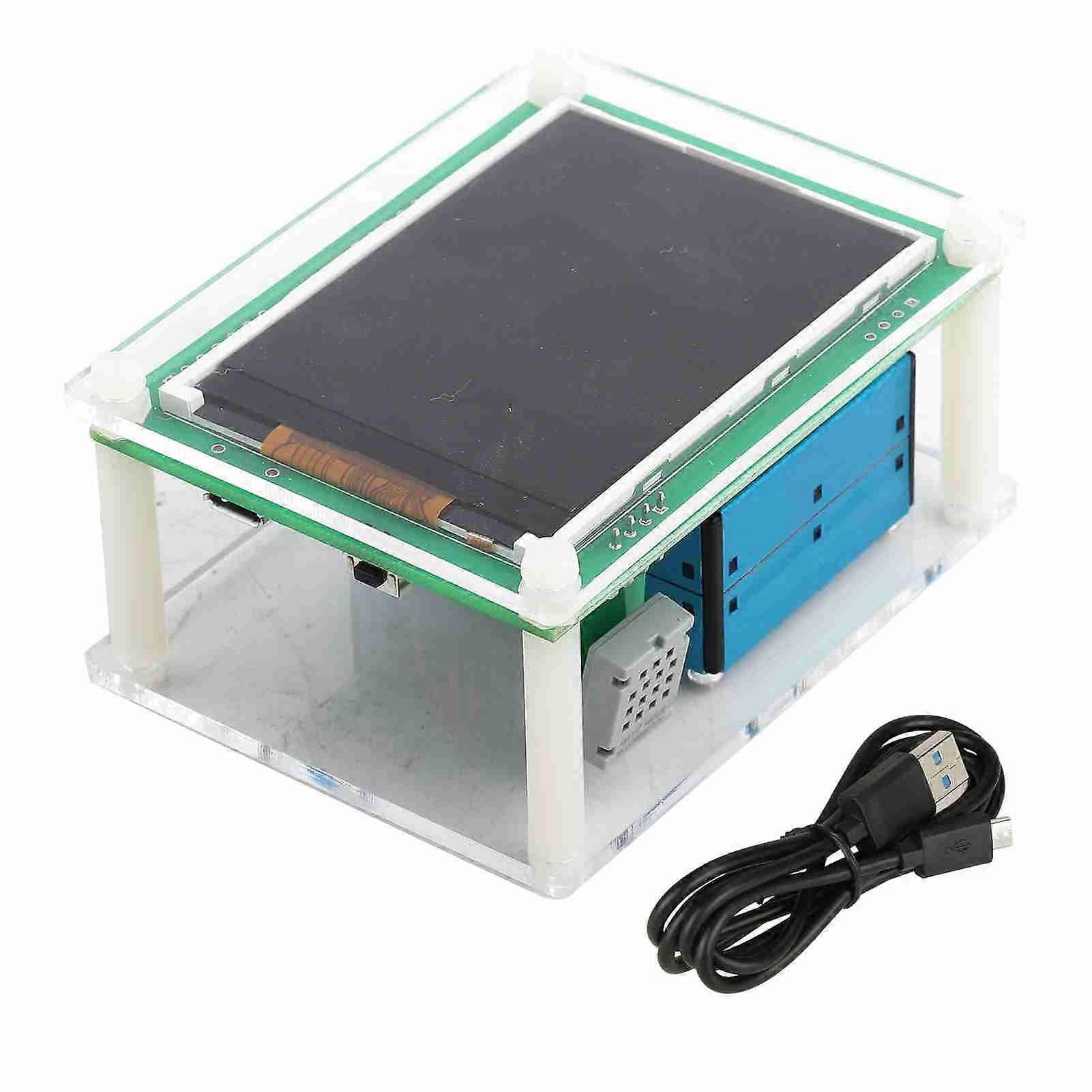 2,8'' multifunctionele digitale auto PM2.5 luchtkwaliteitsdetectormonitor AQI thuisluchtmonitor