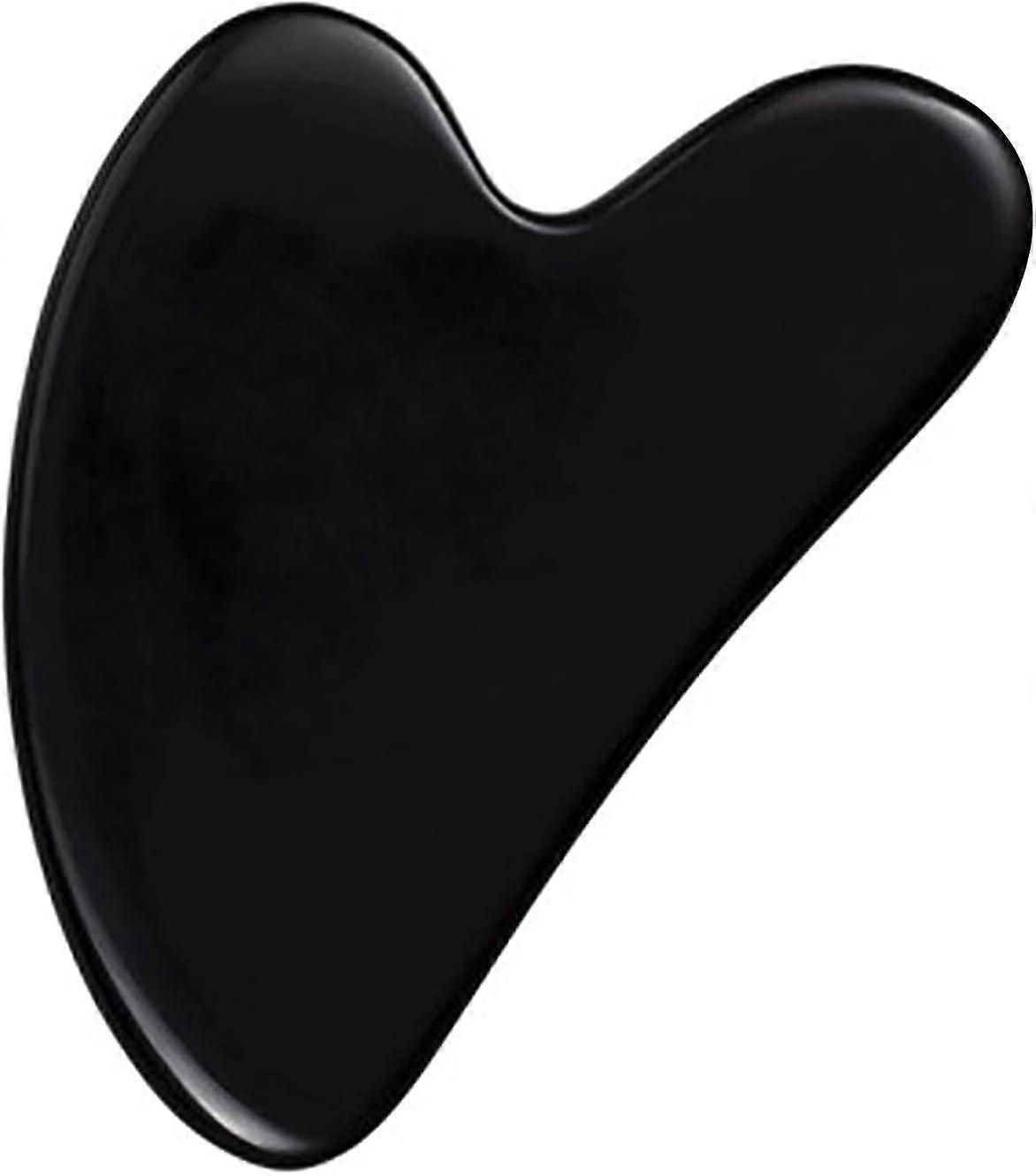 For Gua Sha Massage Tool Set with Obsidian and Jade Stone