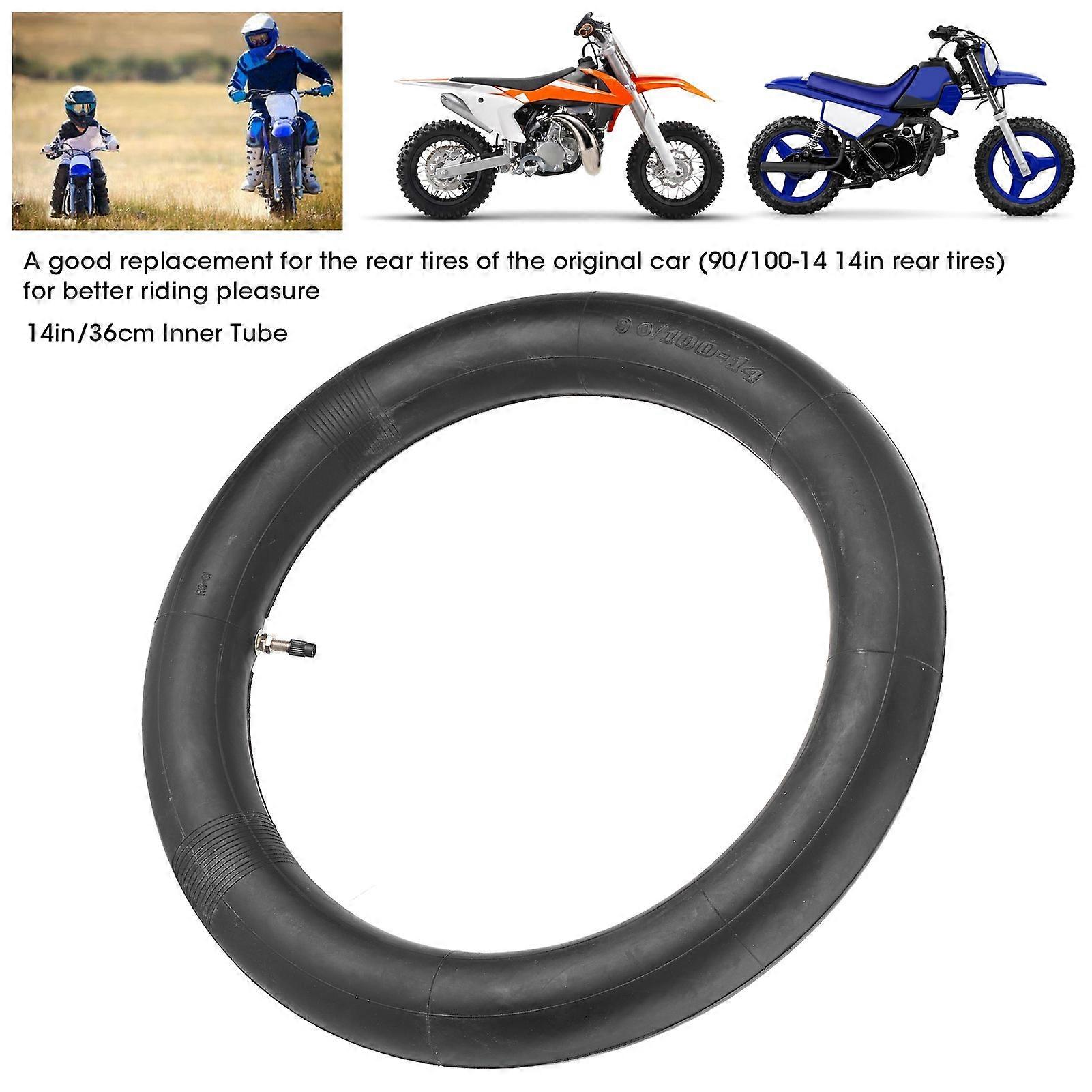 90/10014 צמיג צינור פנימי אחורי 14in מתאים לאופני PIT PRO Drit 125cc/140cc