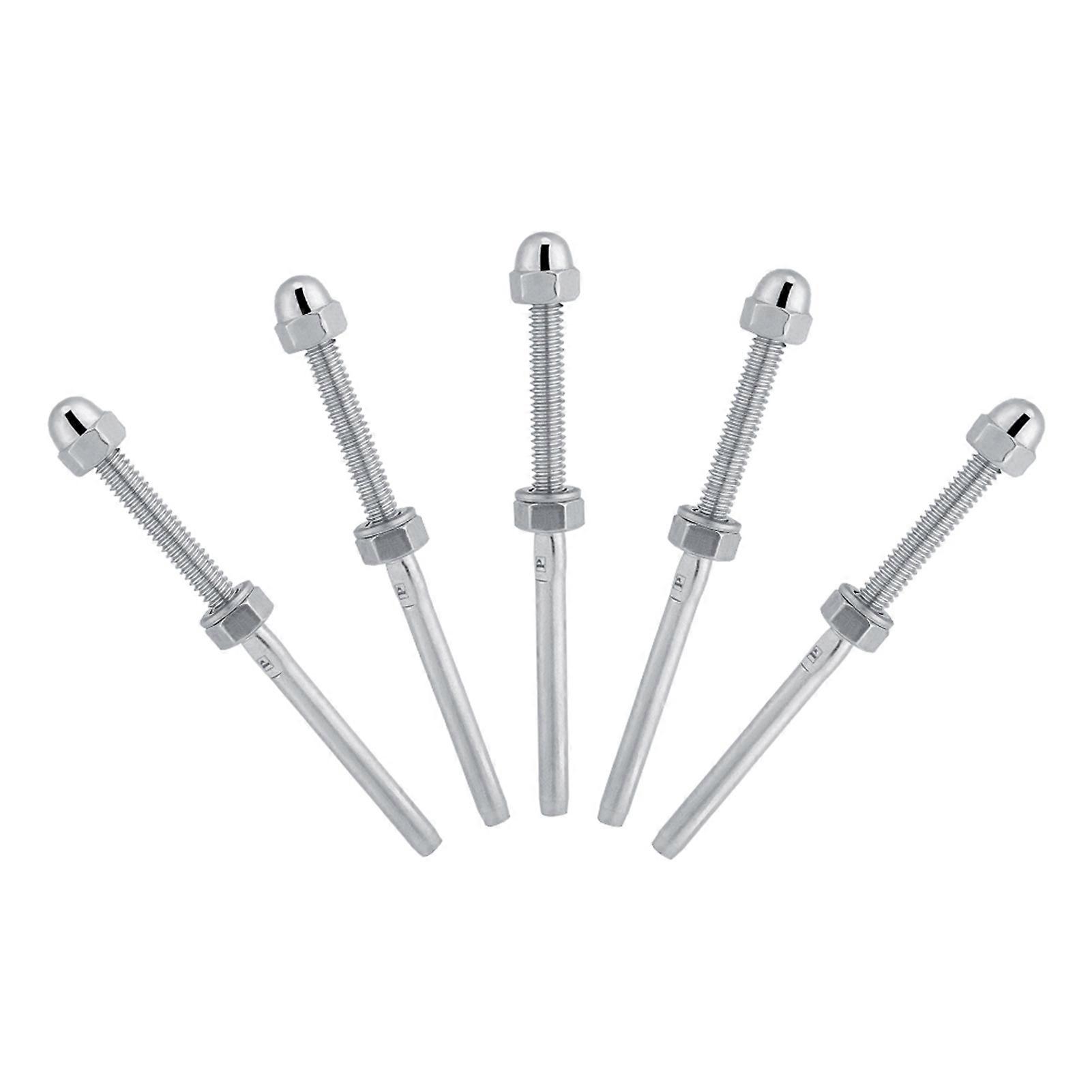 10pcs Stainless Steel Threaded Tensioner Stud Ends for 1/8" Cable Railing System