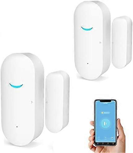 r and Window Sensors,Tuya Smart Alarm with Free Notification APP Control Home Security Alarm System, No Hub Required,Compatible with Alexa, Google