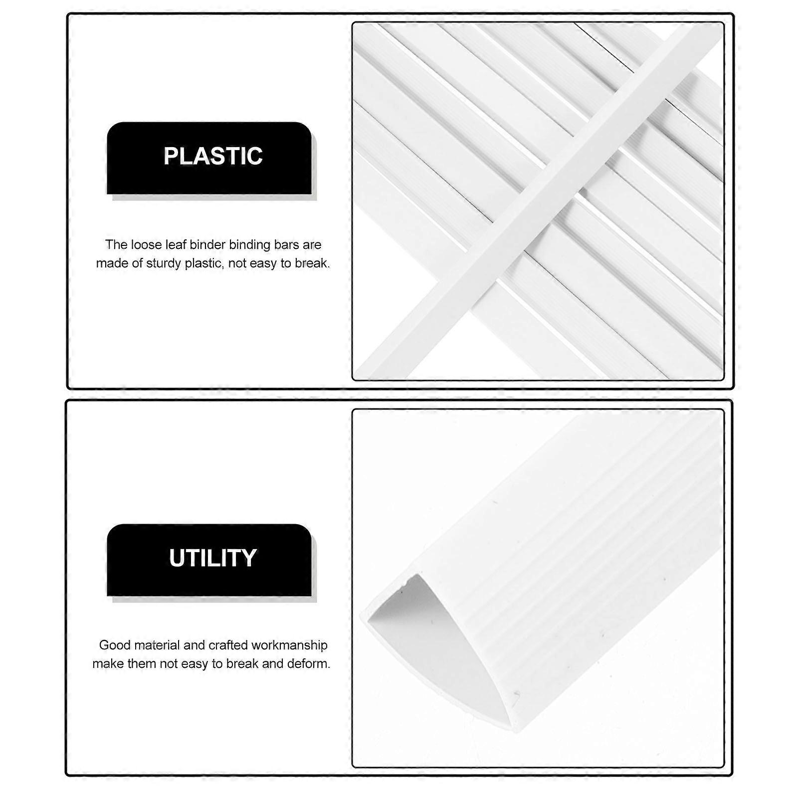 10Pcs Creative File Binding Bars Multipurpose File Lever Clips Report Covers