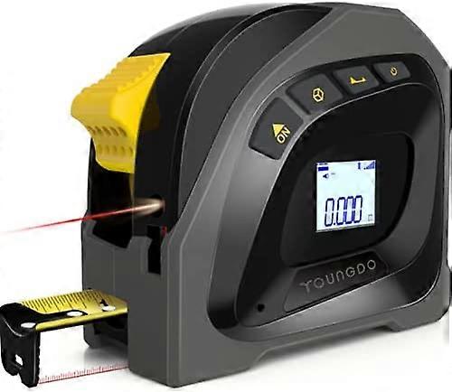 Laser Distance Meter With Backlit Lcd Display, Tape Measure, 40M Laser Distance Meter, 5M Tape Measure, Laser For Measuring, Portable, Rechargeable