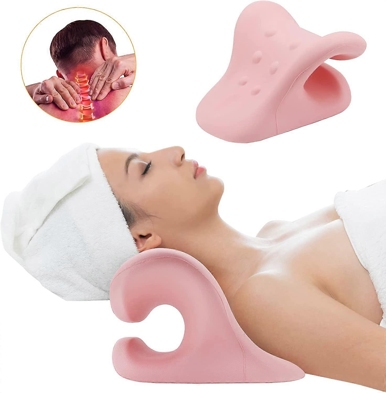 Cuscini barella collo per sollievo dal dolore, trazione del collo, cuscino di supporto per il collo