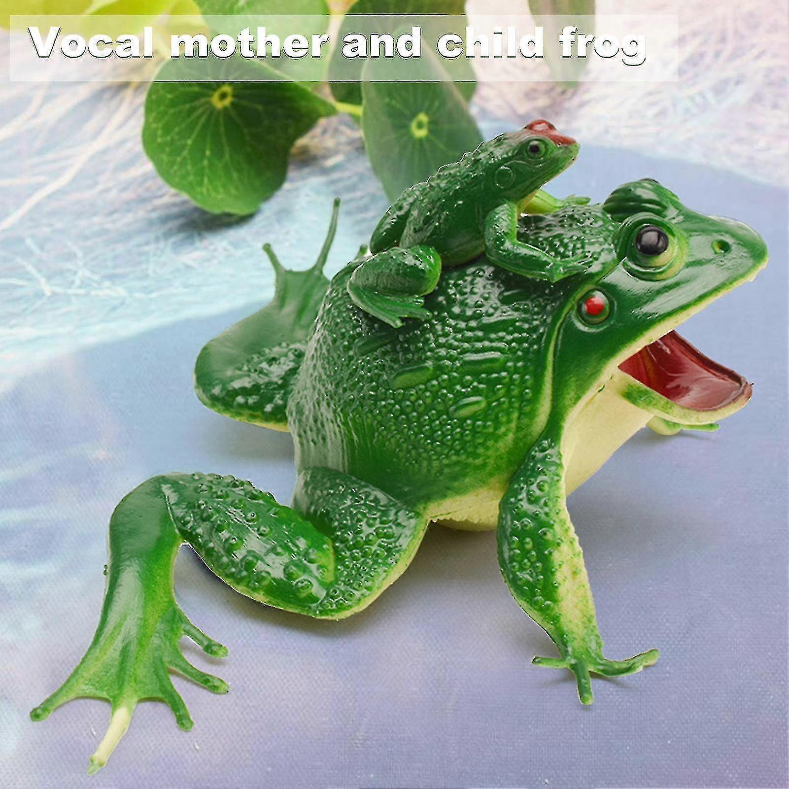 Sounding Frog Toy Clear Texture Puzzle Tricky Props Simulation For Presentations