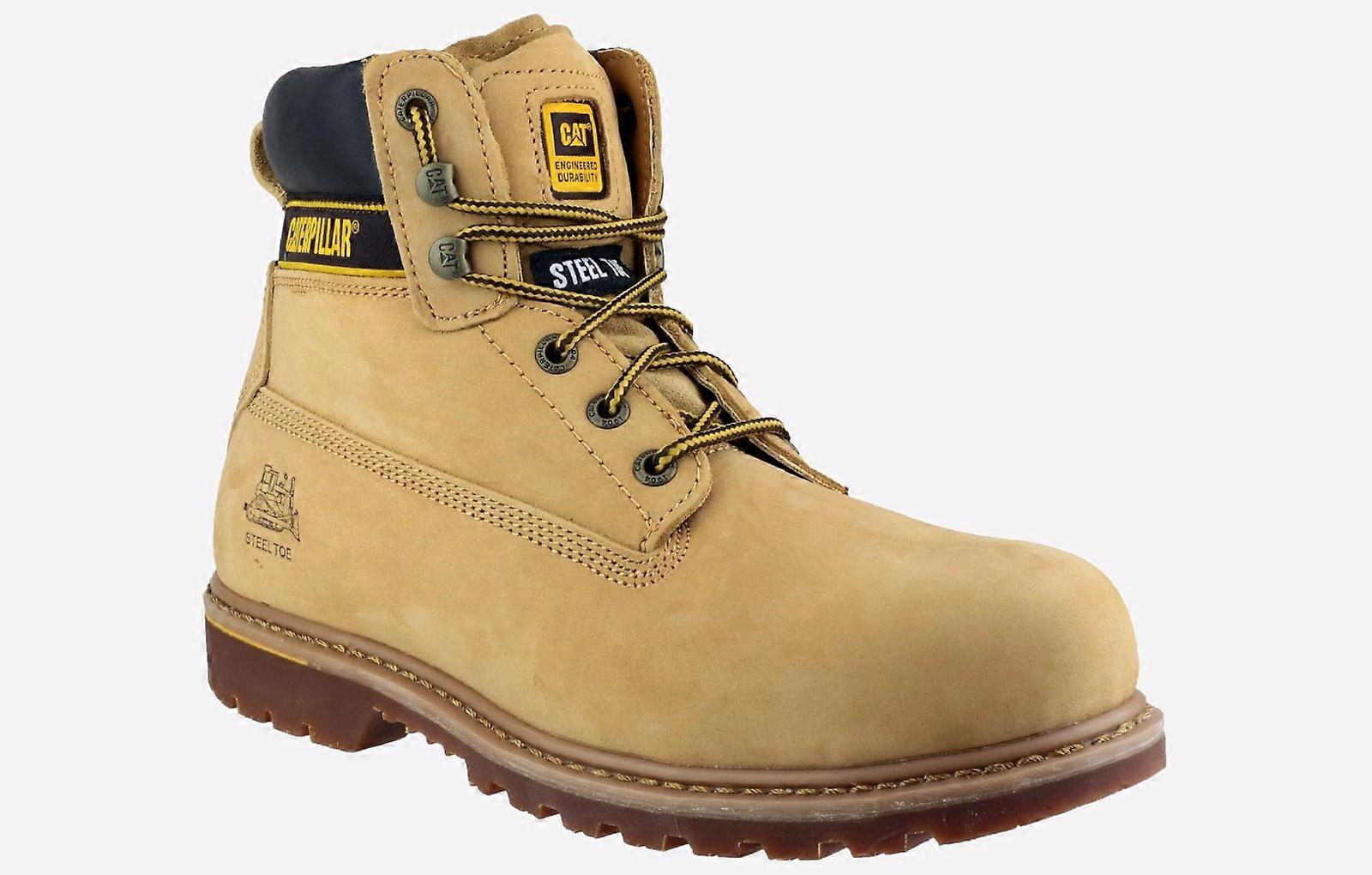 Caterpillar Holton S3 Safety Boot Leather Honey