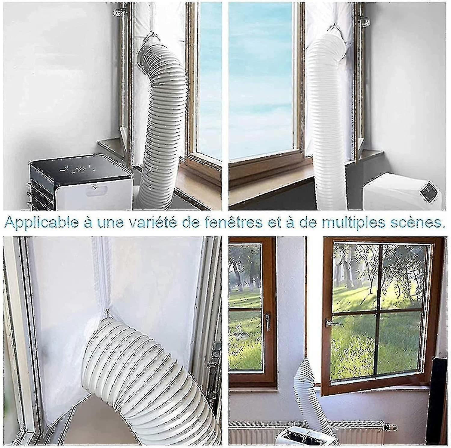 Seal Fabric 400cm For Air Conditioning Window Door Caulking Fabric Mobile Air Conditioner Kit Insulation Freshness Simple And Conven