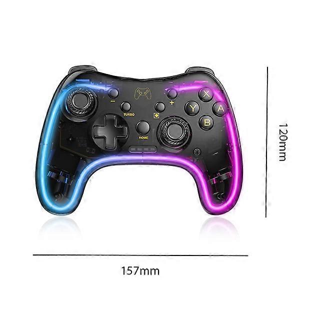 Wireless Video Game Gamepad for Nintendo Switch Pro Lite OLED PC Mobile Phone Transparent Controller Gaming Accessories