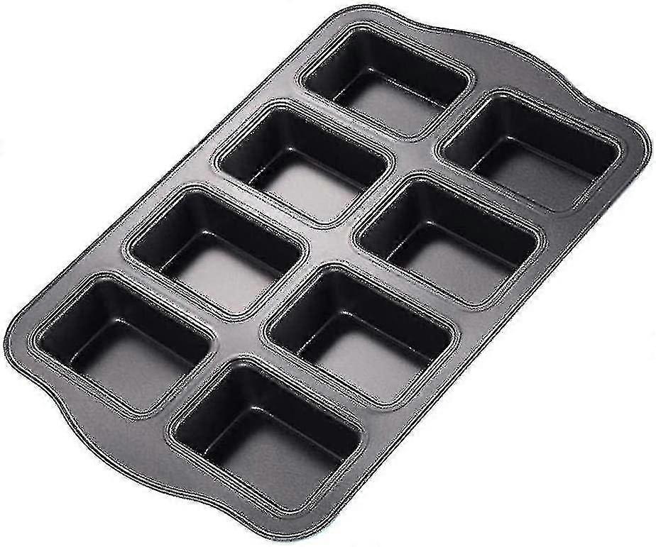 Mini Loaf Pan, 8-cavity Non-stick Muffin Pan ,brownie Bakeware