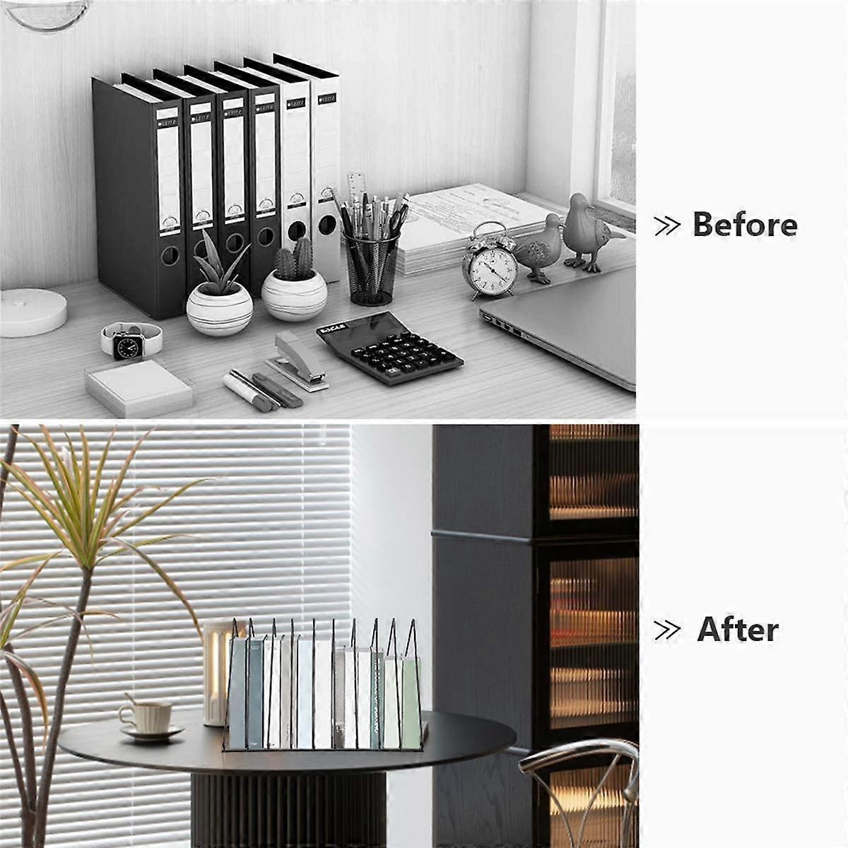 Vinyl Record CD Storage Rack Album Display Rack Multifunctional Vertical European Art