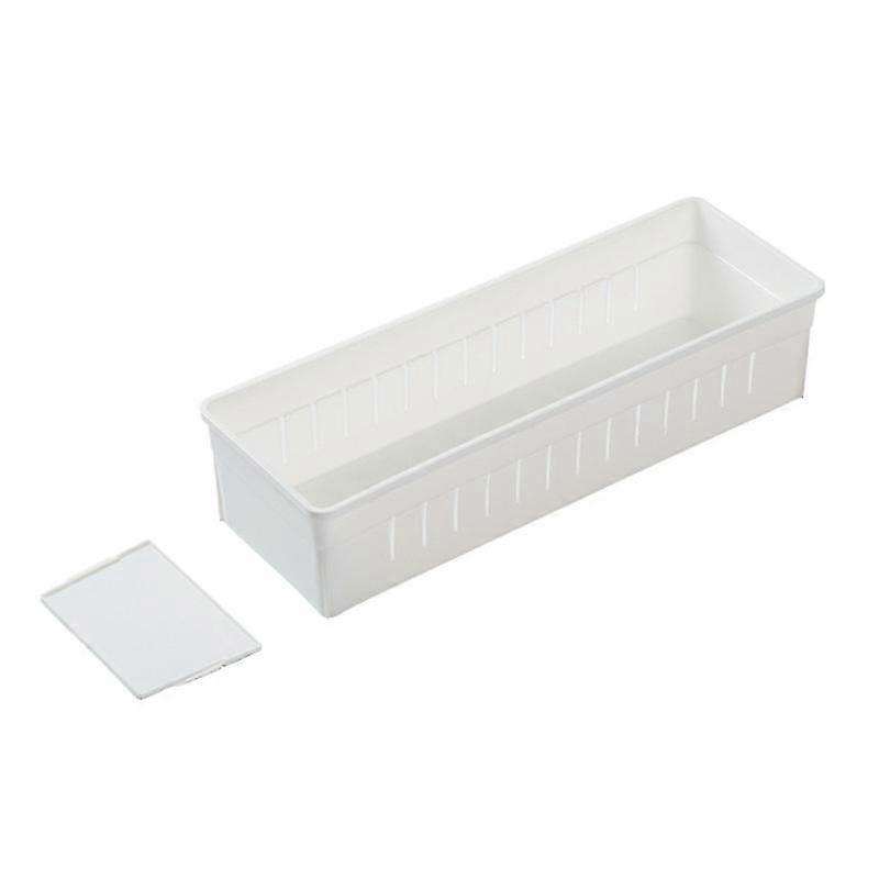 plastic drawer makeup organizer tableware storage box kitchen separate desktop cosmetics container finishing box (large size)