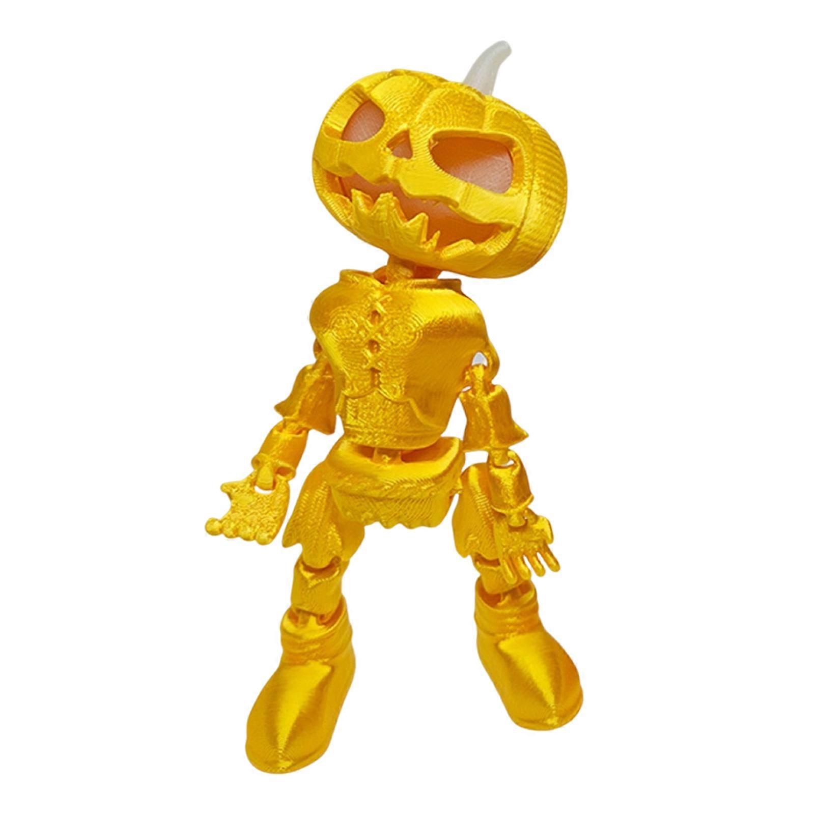 Skeleton Decorations 3D Printed Skeleton Pumpkins Man Ornaments for Home Tabletop Decorations