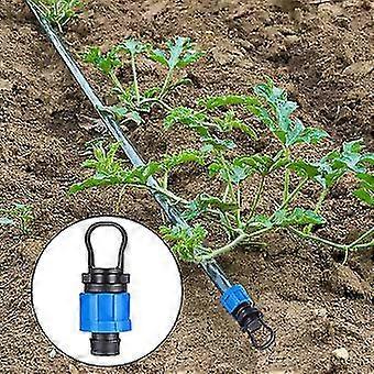 12 Pcs Drip Irrigação Tubulação End Cap Plug 1/2 polegadas Universal End Cap Fitting, Compatível com 16-17mm Drip Tape Tubing