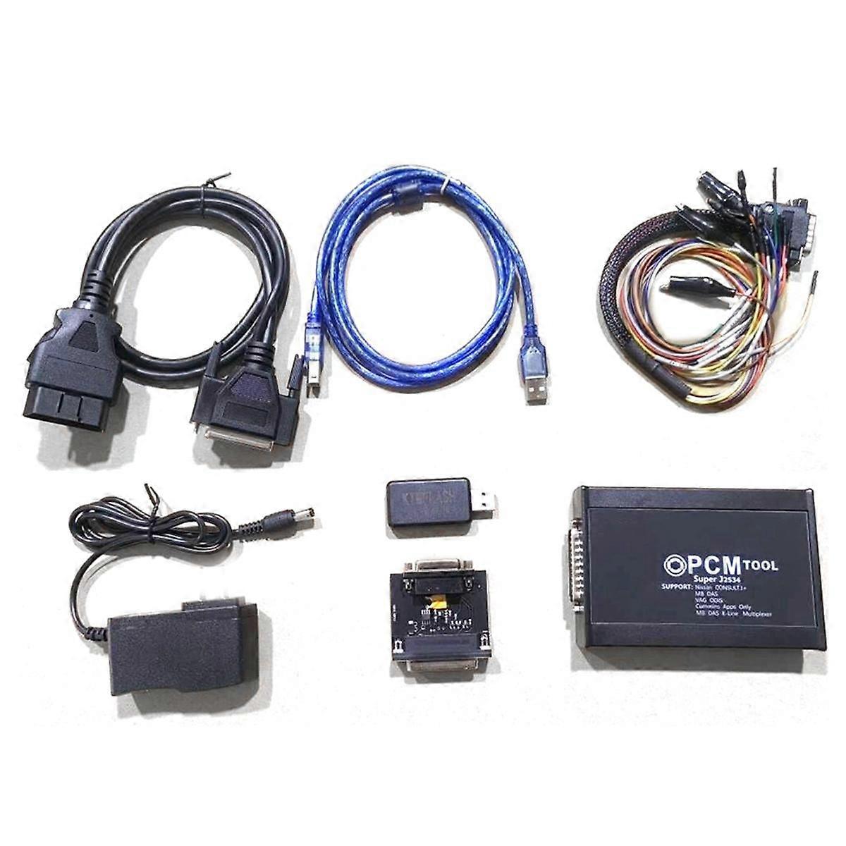 [Aggiungi DCM6. X e DCM7. X] ECUHELP PCM Tool Super J2534 67 in 1 PCM-.2.0 ECU Programmatore Lavoro Offline U