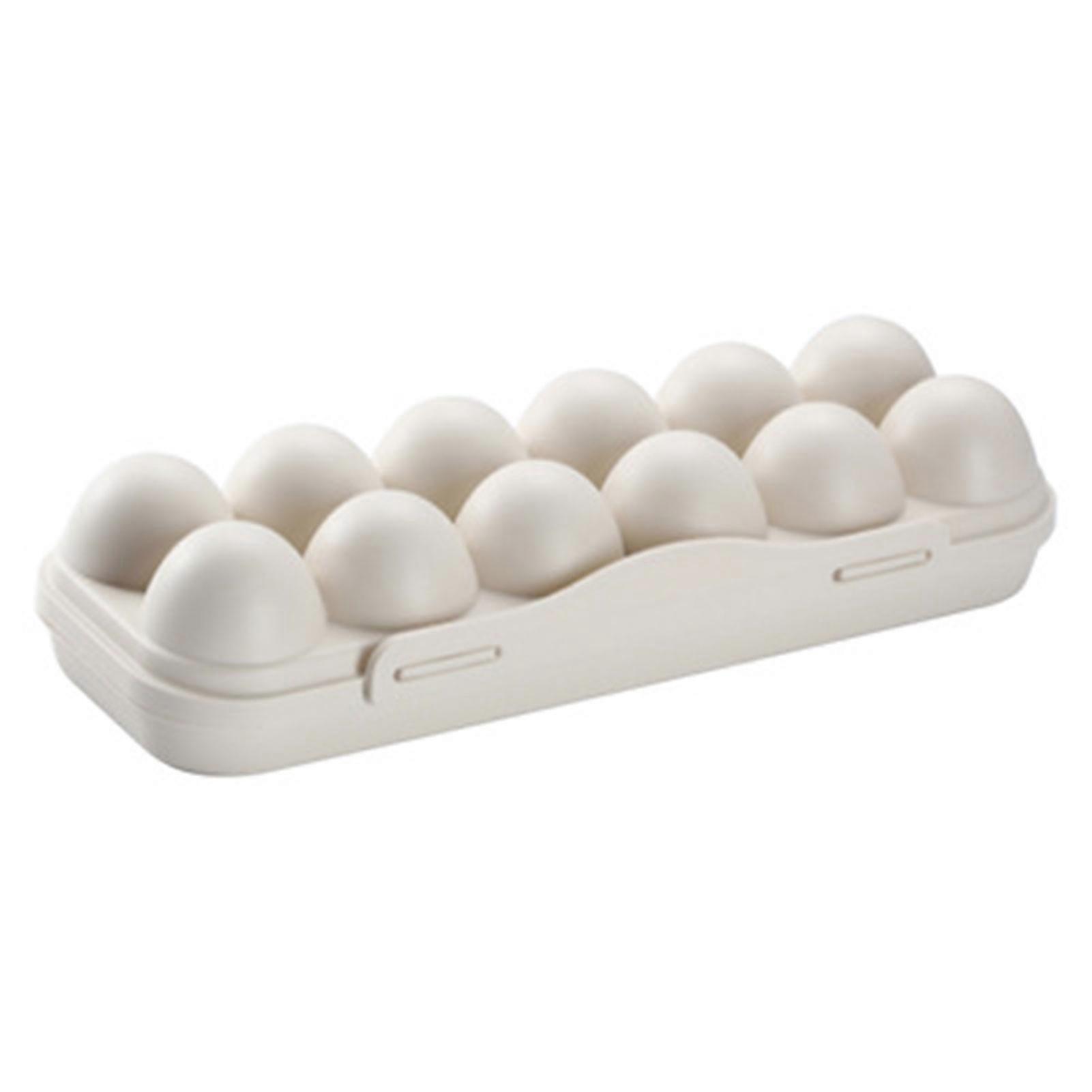 Refrigerator Egg Organizer Trays Large Capacity Egg Container Storing 12/18 eggs In One Box