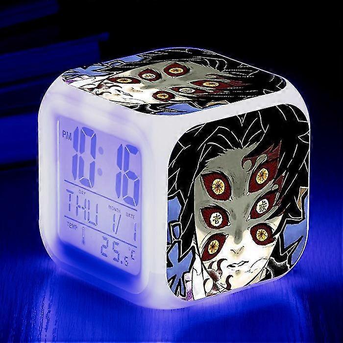 Anime Slayer Alarm C Led Square C Digital Alarm C With , Temperature, Alarm