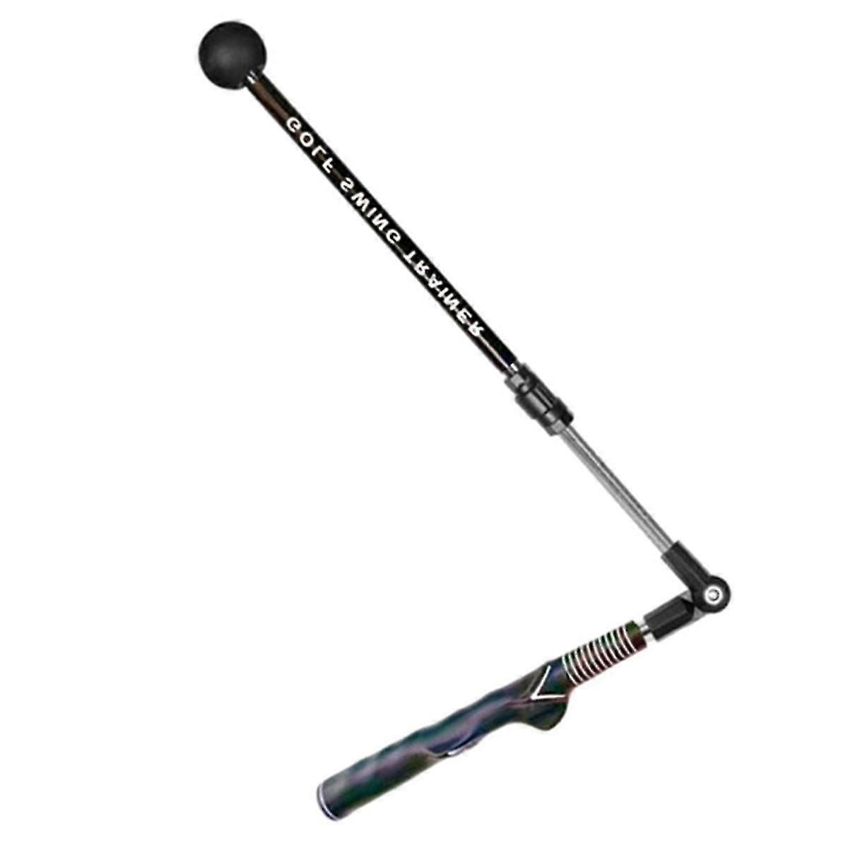 Golf Swing Trainer Portable Golf Training Aid Adjustable to Improve Hinge, compatible withearm Rotat