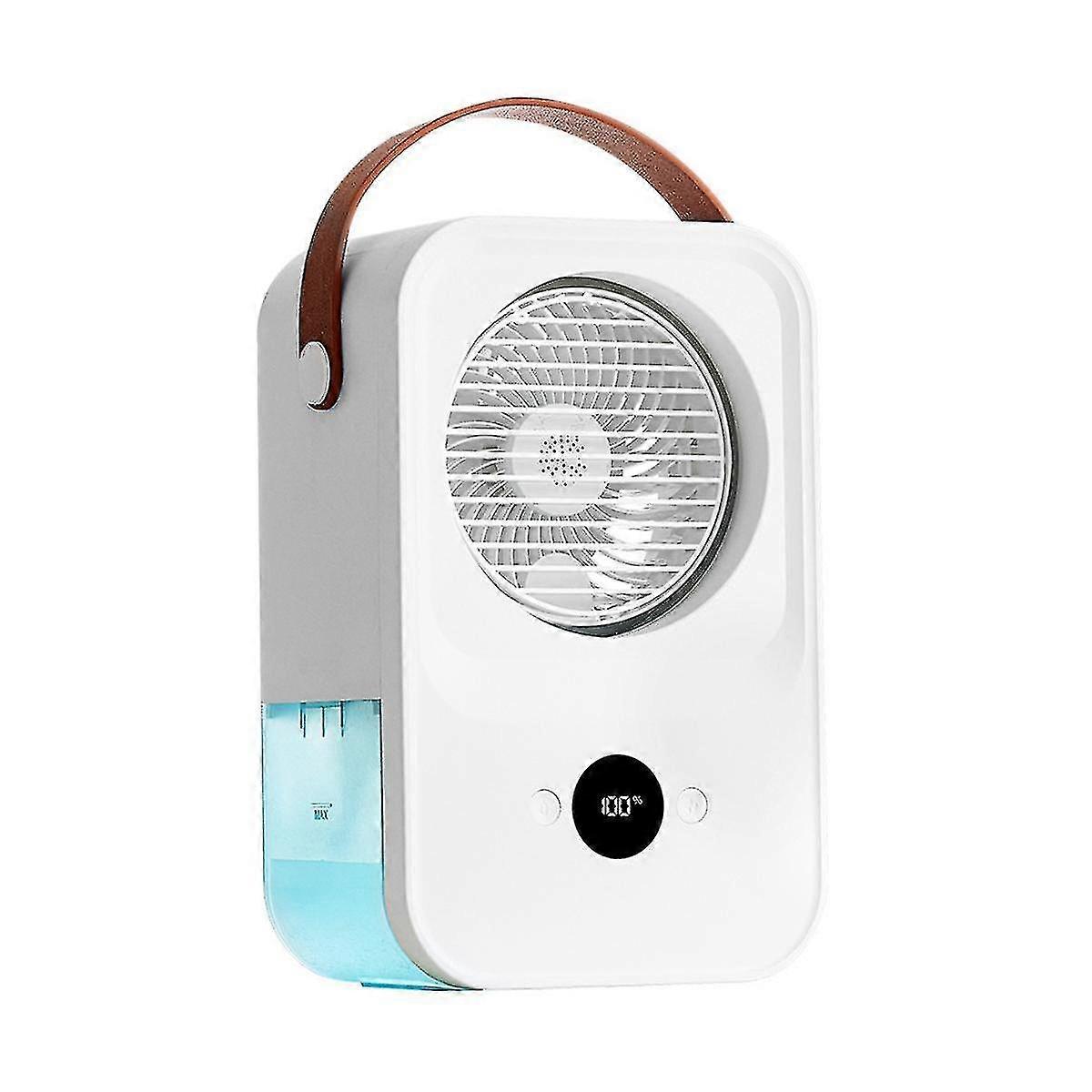 Evaporative Air Conditioning, Portable Air Cooler, Powerful 4 Speed, Quiet, 650 Ml Water Tank, Monitor