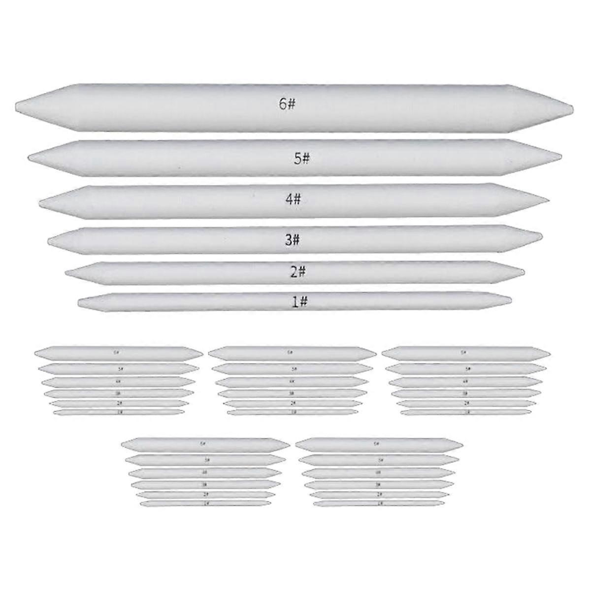 36Pcs Artist Blending Stump and Tortillion Art Blenders for Student Sketch Drawing