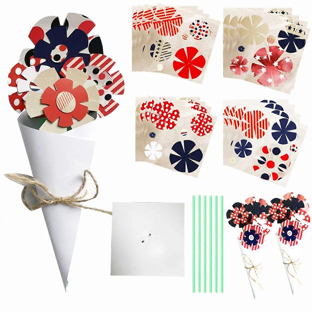 Paper PopUp Flower Cards Forever Life Sized Forever Flower Bouquet 3D Popup Greeting Cards with Bla