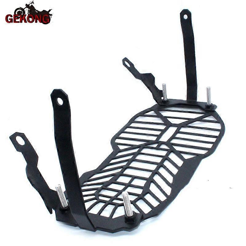 Griglia Protettiva Per Faro Moto BMW R1200GS / R1250GS - In Ferro E Acrilico, Facile Installazione