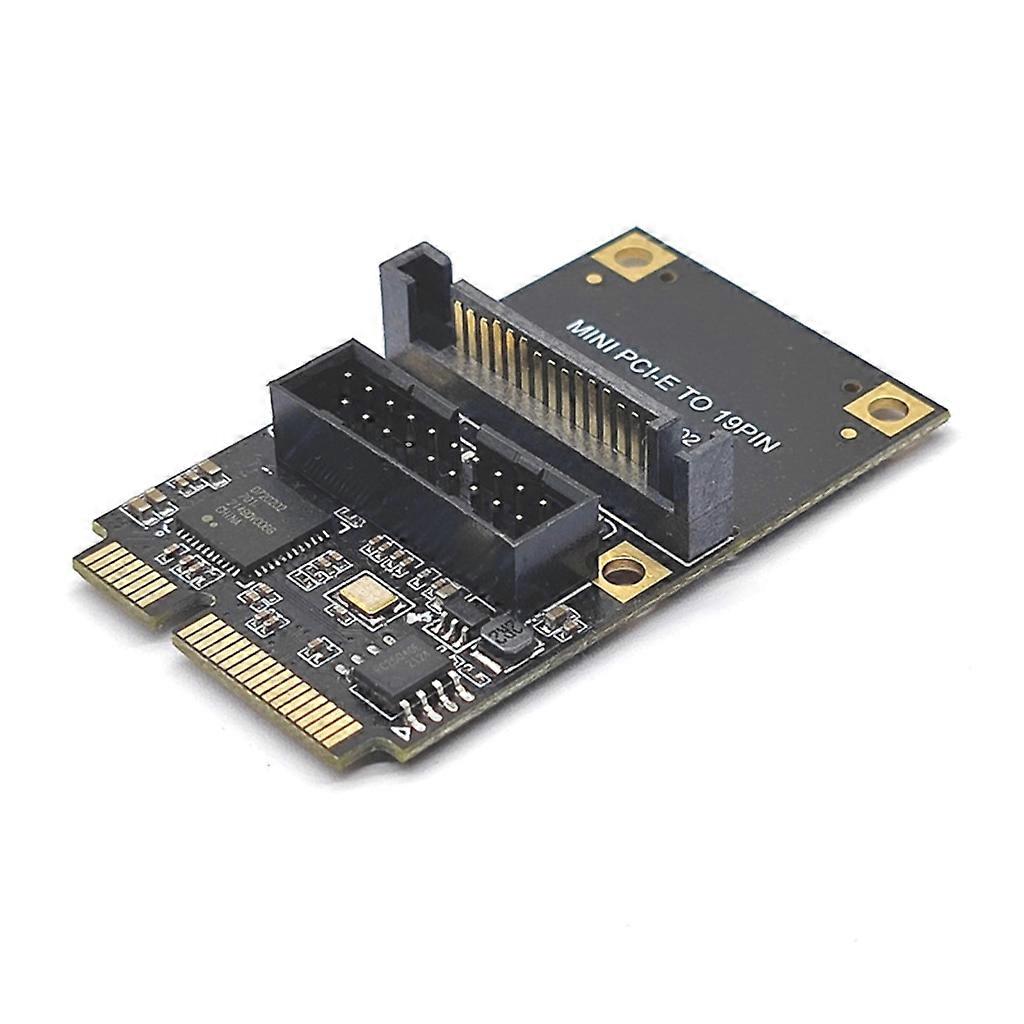 19Pin USB3.0 Expansion Card Mini PCI-E to USB3.0 Adapter Mini PCIE to 19Pin