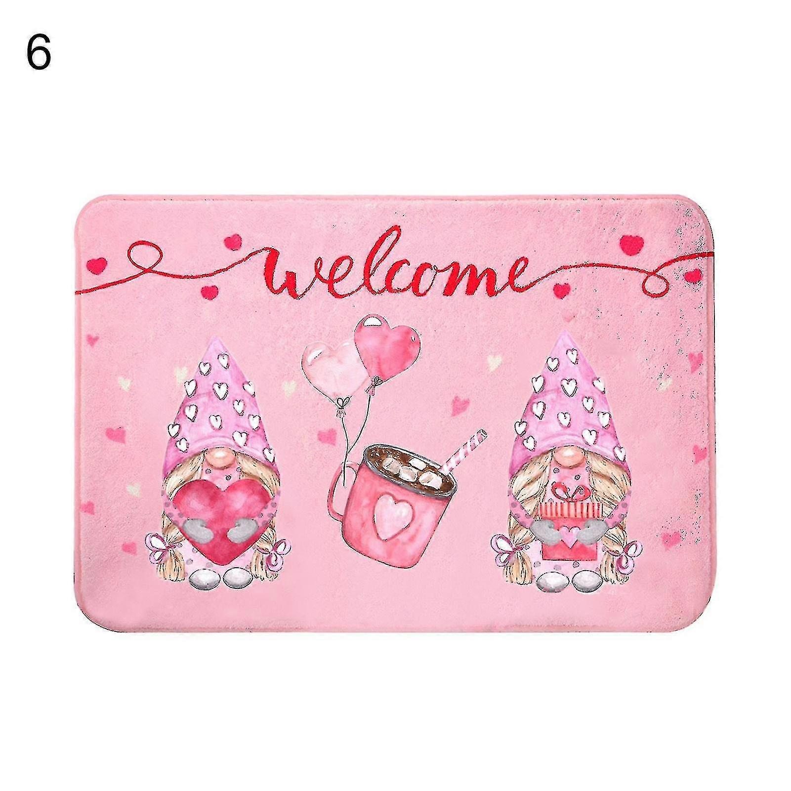 Chic Welcome Mat Flocking Multifunctional Gnome
