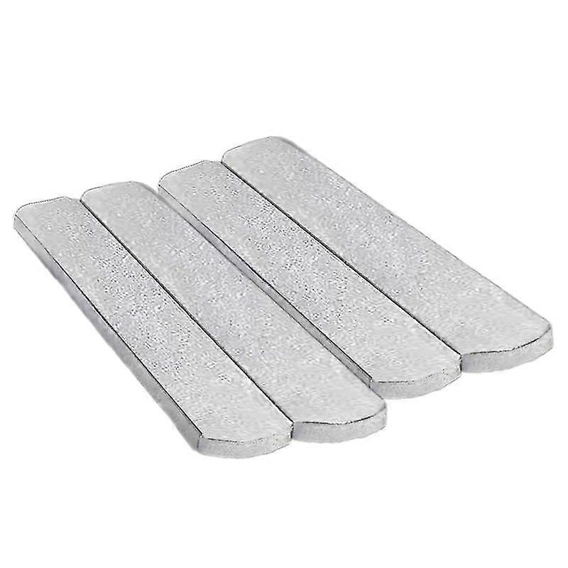 Electroplated Steel Weighted Vest Tie-down Hand Weights Universal Round Head Lead Padding Sports Running Fitness Iron(silver) (4pcs)