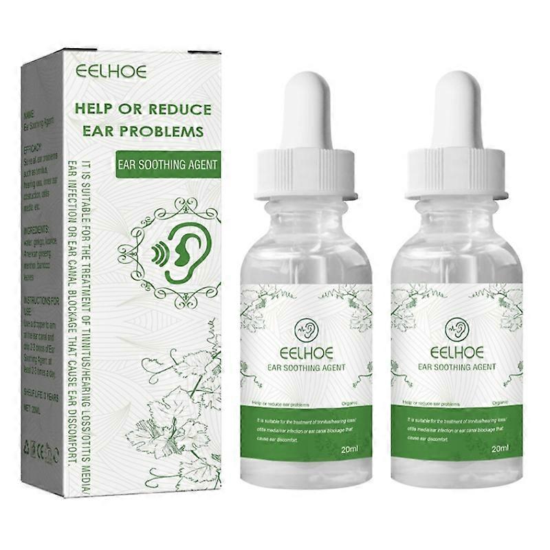 2 Adet Kulak Çınlaması Kulak Damlası Etkili Tedavi Kulak Çınlaması Sağırlık Otitis Zor İşitme Rölyefi Kulak Şişmesi Kaşıntı Kulak Ağrısı Sağlık
