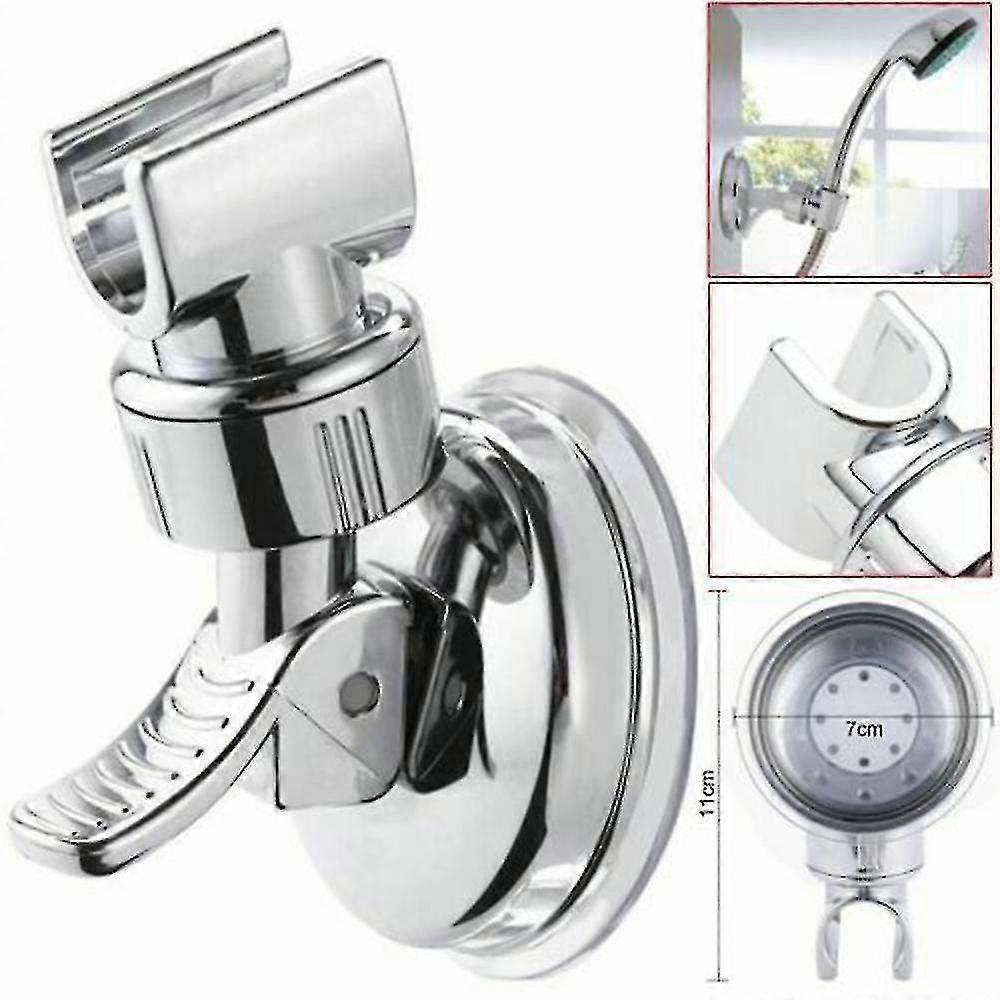 Bracket Suction Shower Head Handset Holder Kits Bathroom Wall Mount Adjustable