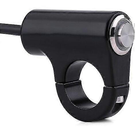 Handlebar Control Switch, Motorcycle Handlebar Switch 7/8" 22mm Aluminum Alloy Push Button Switch