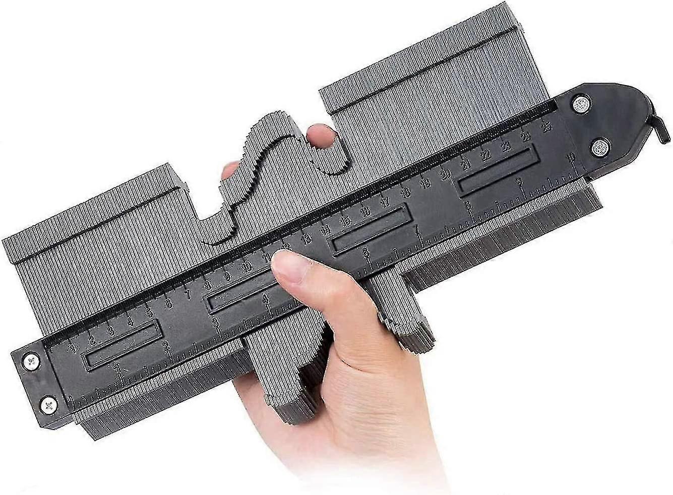 Plastic Contour Gauge With Lock 25cm Profile Gauge Measuring Ruler For Tile Measuring Accuracy Lamin