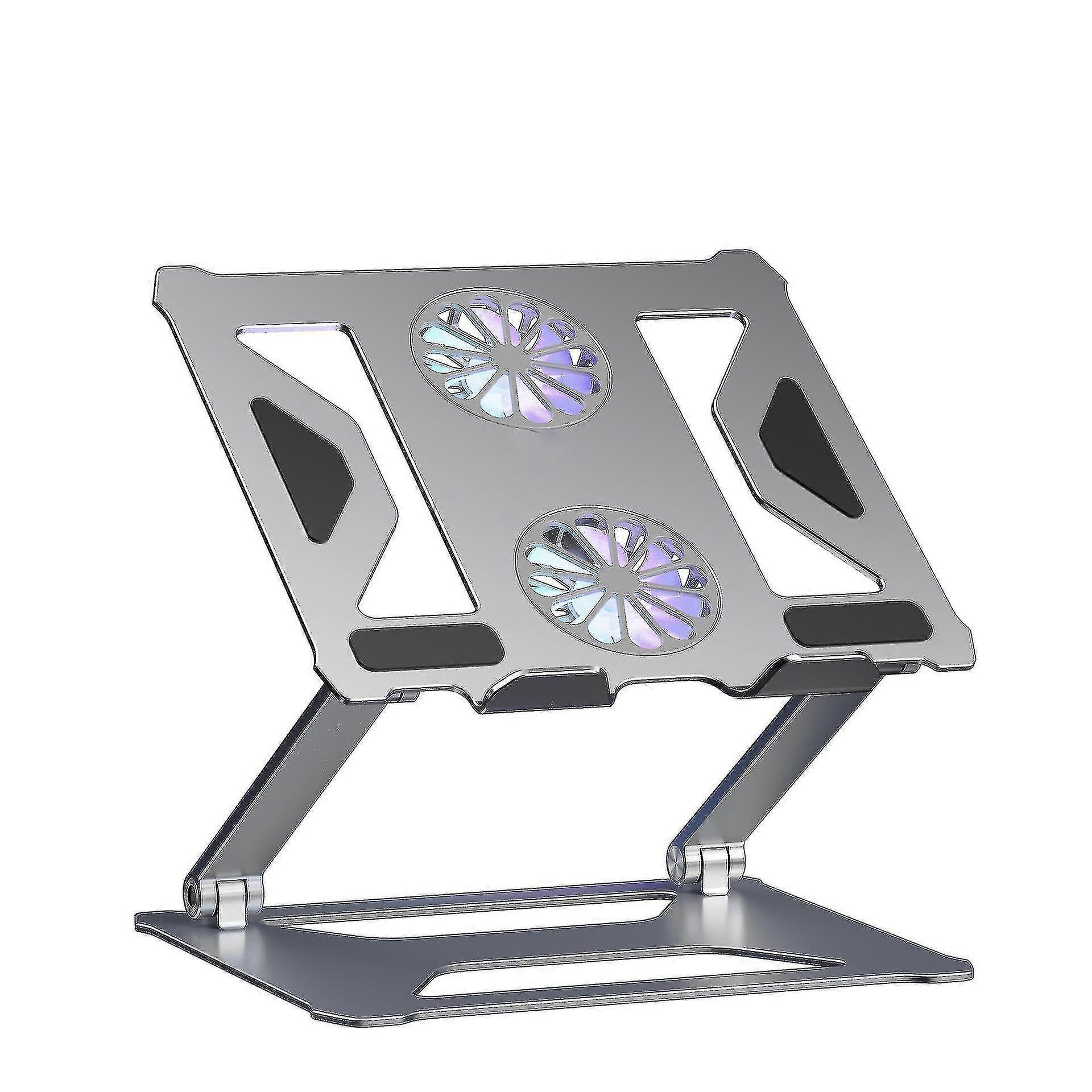 שולחן מחשב נייד עם מעמד טאבלט עם מאוורר קירור ל-Macbook ipad