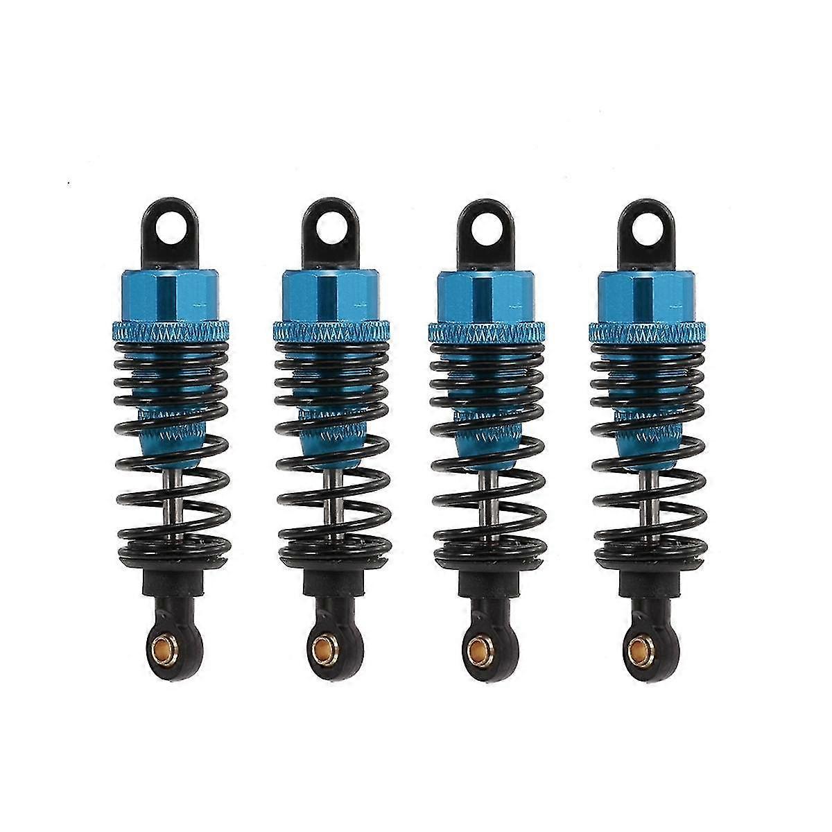 4Pcs Metal Shock Absorber Damper for Tamiya TT01 TT02 TA05 TL01 TA03 MF01X M05 M06 1/10 RC Car Upgrade Parts, blue