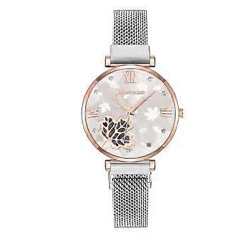 Vrouwen mode horloge klok roestvrij staal casual jurk pols kristal sieraden