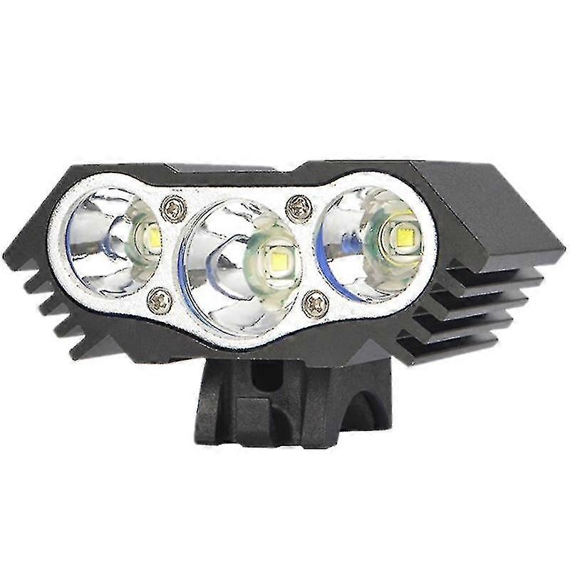 Luz de bicicleta T6 Led (1 piezas, negro)