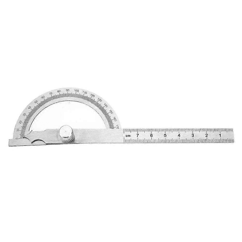 Stainless Steel Angle Protractor, Digital Inclinometer Angle Finder Angle Gauge Ruler 0-180 Degree 15cm(150*200mm)