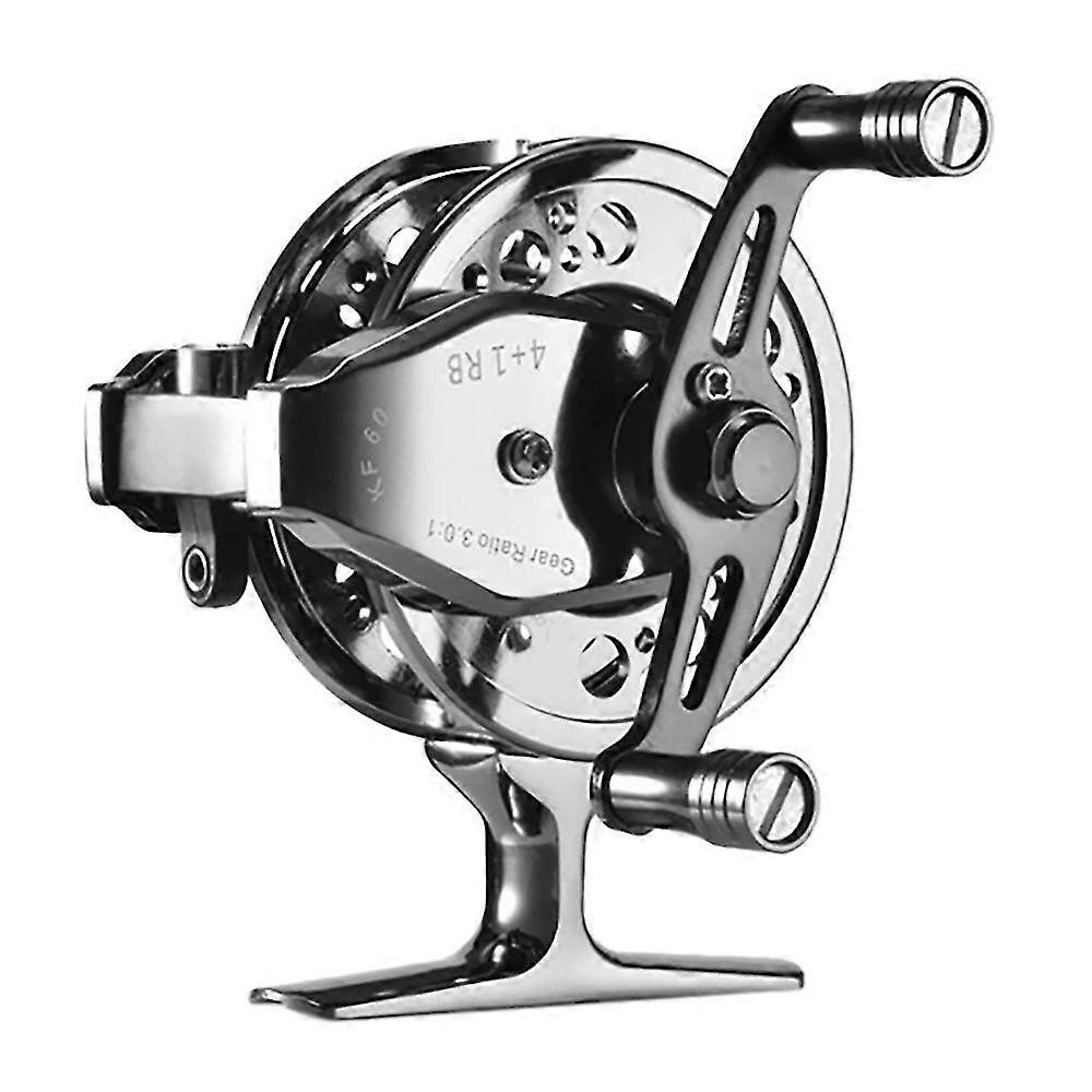 Metal Fishing Reel High Foot With Release Force Double Handle Automatic Line Double Speed Front Ree