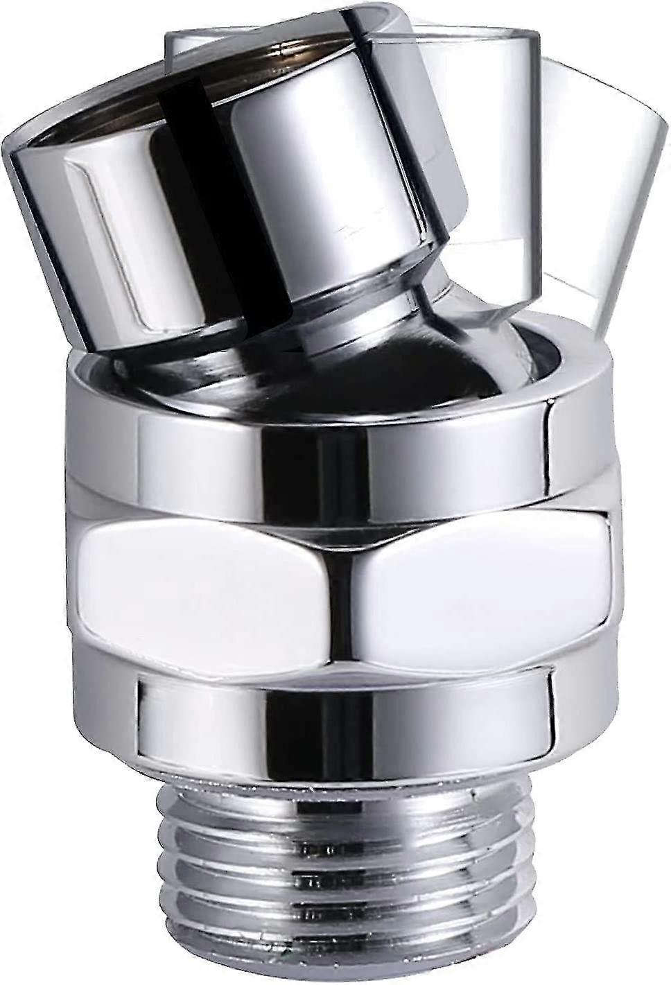 Adjustable Brass Swivel Ball Joint, Connect To Shower Arm, Adjustable Swivel Shower Arm Head Angle G1/2 Ball Joint Brass Chrome