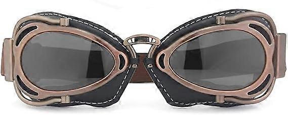 SBSG Retro Vintage Pilot Motorcycle Cruiser Scooter Biker Goggles